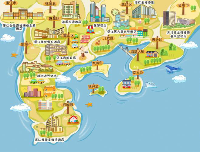 蒲江手绘地图旅游的艺术指南
